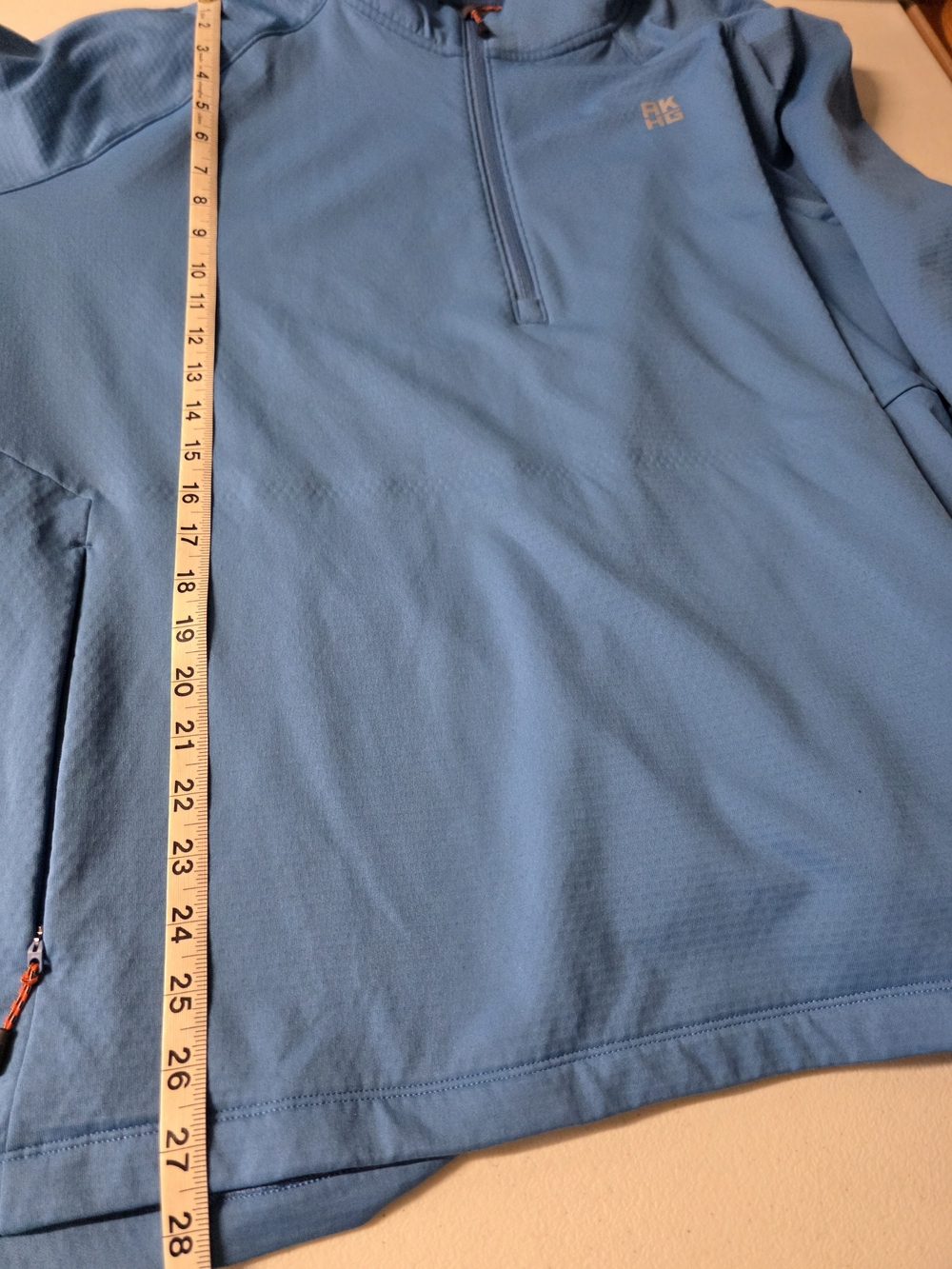 Blue Alaskan Hardgear by Duluth Trading Co. AKHG Crosslayer 1/4 zip fleece - Picture 12 of 15